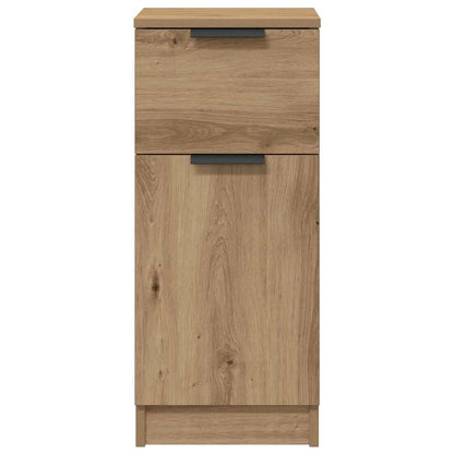 Credenza Rovere Artigianale 30x30x70 cm in Legno Multistrato | homemem39