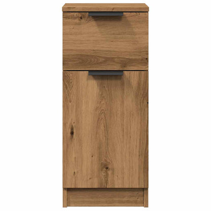 Credenze 2 pz Rovere Artigianale 30x30x70 cm Legno Multistrato | homemem39