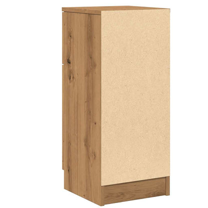 Credenze 2 pz Rovere Artigianale 30x30x70 cm Legno Multistrato | homemem39