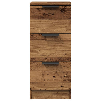 Credenza Legno Antico 30x30x70 cm in Legno Multistrato - homemem39