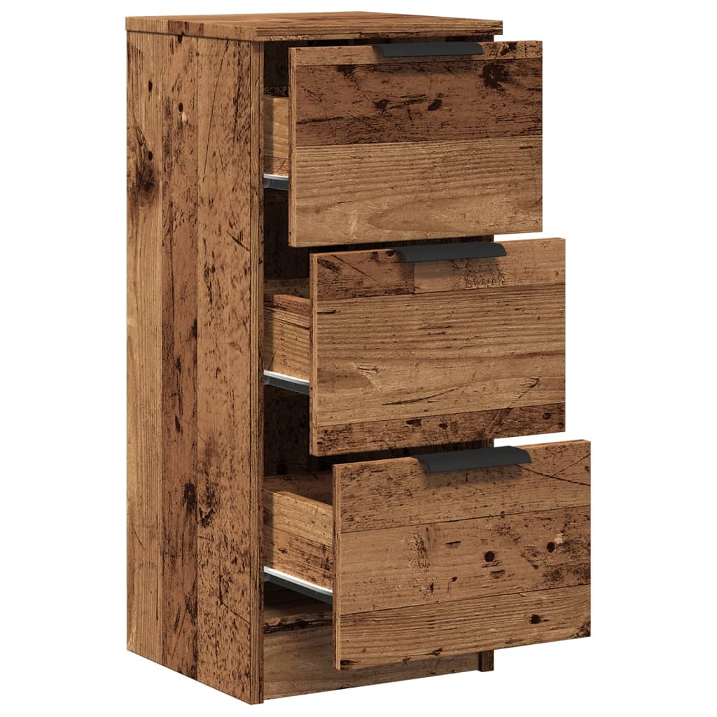 Credenza Legno Antico 30x30x70 cm in Legno Multistrato | homemem39