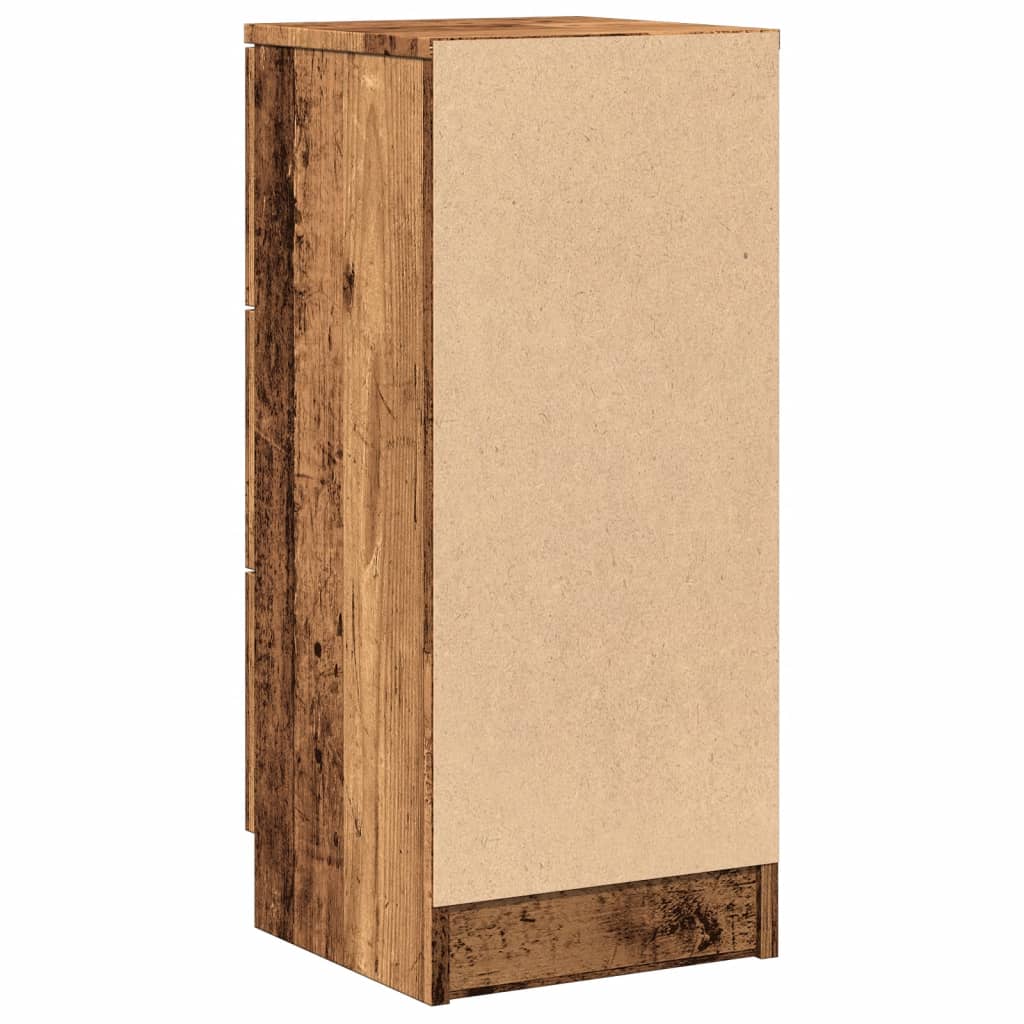 Credenze 2 pz Legno Antico 30x30x70 cm in Legno Multistrato - homemem39