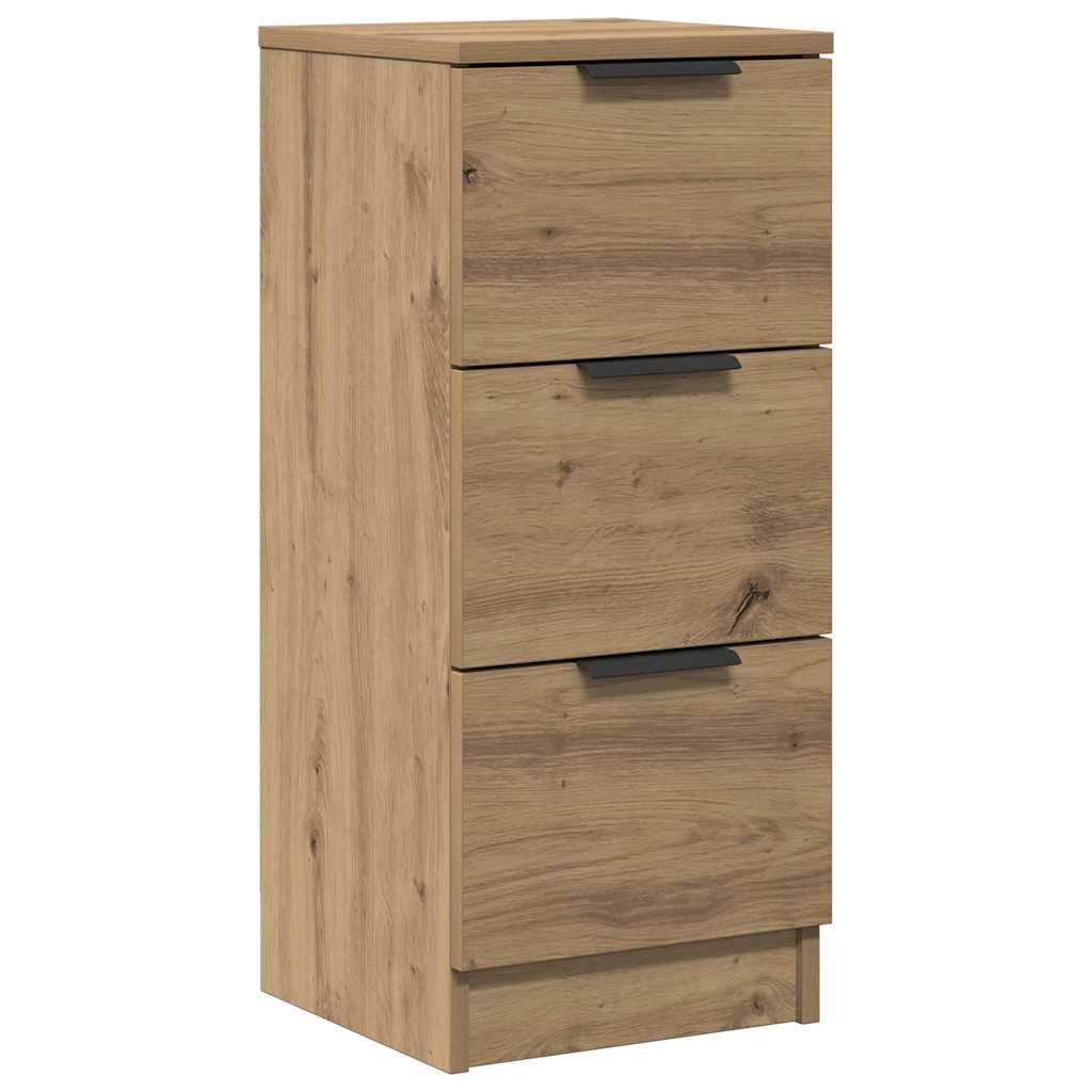 Credenza Rovere Artigianale 30x30x70 cm in Legno Multistrato