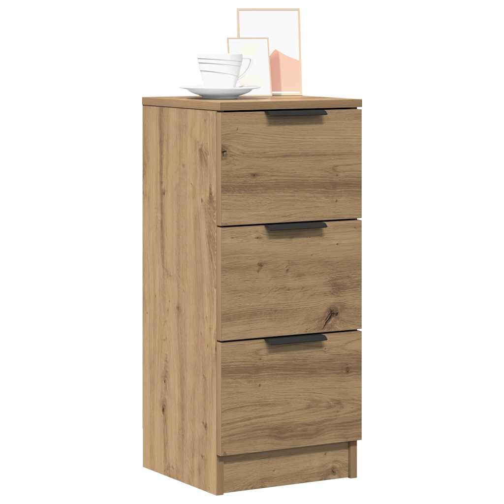 Credenza Rovere Artigianale 30x30x70 cm in Legno Multistrato
