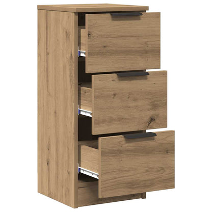 Credenza Rovere Artigianale 30x30x70 cm in Legno Multistrato