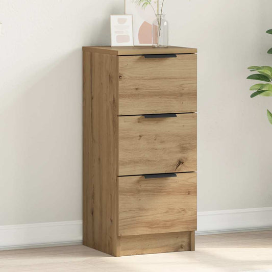 Credenza Rovere Artigianale 30x30x70 cm in Legno Multistrato
