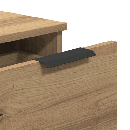 Credenze 2 pz Rovere Artigianale 30x30x70 cm Legno Multistrato - homemem39