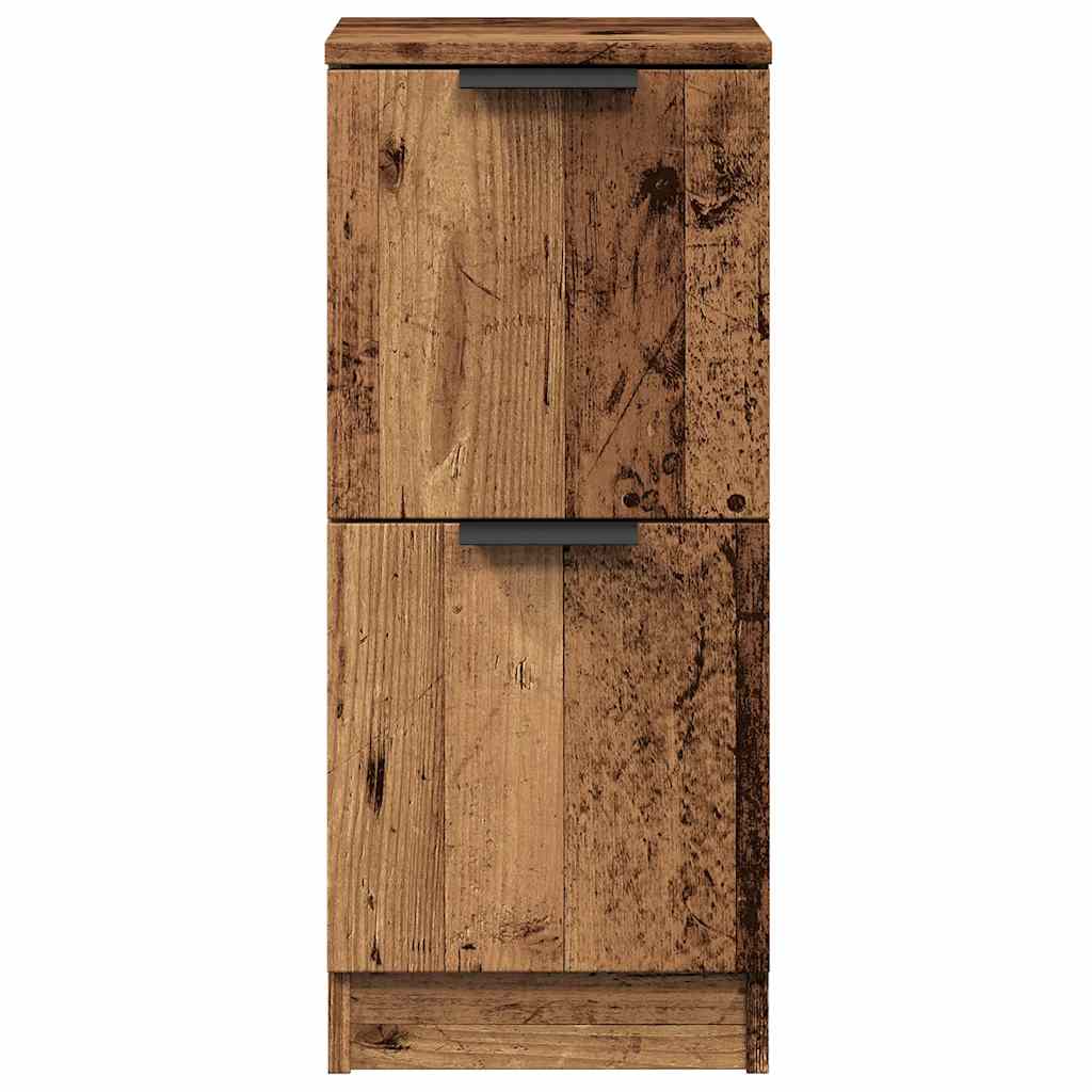 Credenze 2 pz Legno Antico 30x30x70 cm in Legno Multistrato | homemem39