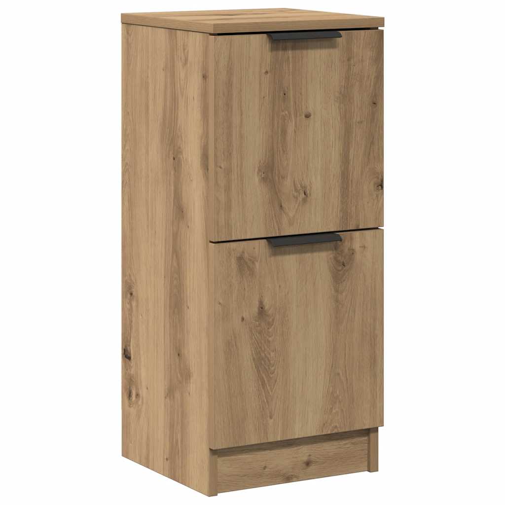 Credenza Rovere Artigianale 30x30x70 cm in Legno Multistrato