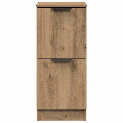 Credenza Rovere Artigianale 30x30x70 cm in Legno Multistrato