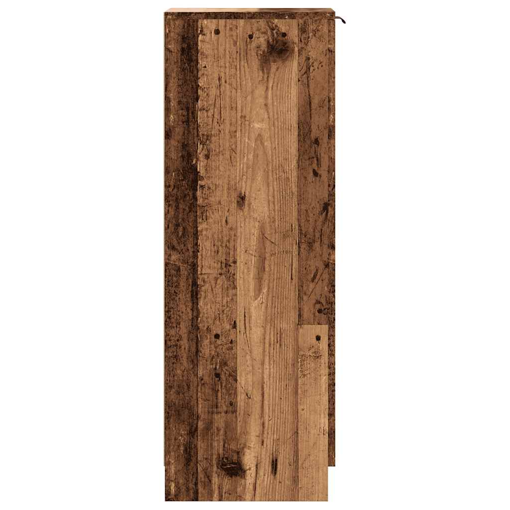 Scarpiera Legno Antico 29,5x35x100,5 cm in Truciolato - homemem39