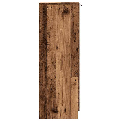 Scarpiera Legno Antico 29,5x35x100,5 cm in Truciolato - homemem39