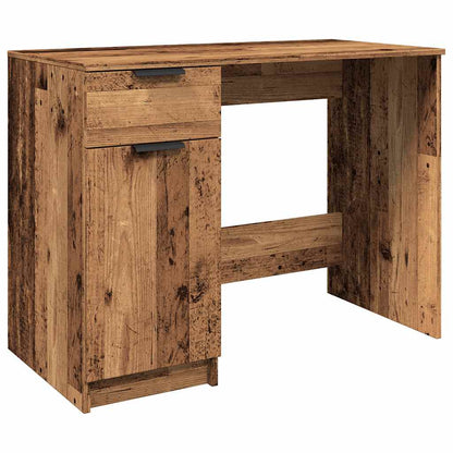 Scrivania Legno Antico 100x50x75 cm in Truciolato - homemem39