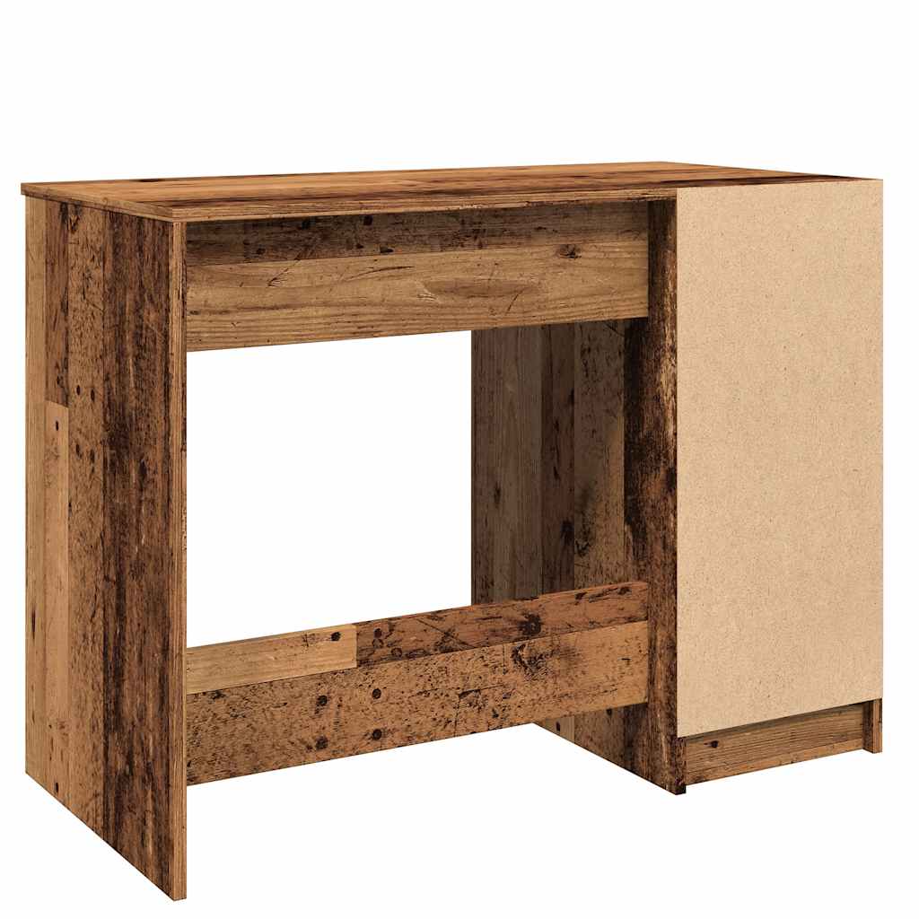 Scrivania Legno Antico 100x50x75 cm in Truciolato - homemem39