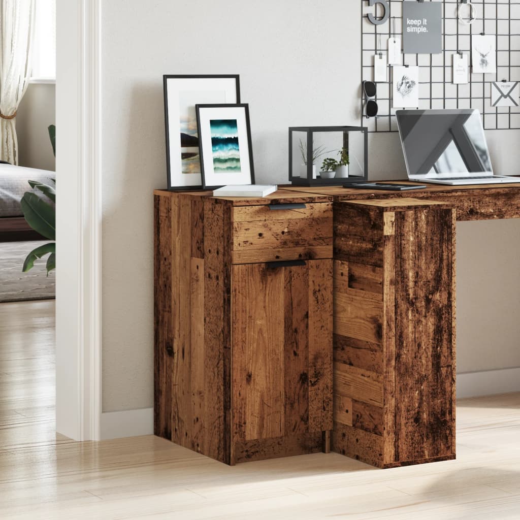 Scrivania Legno Antico 33x50x75 cm in Truciolato | homemem39