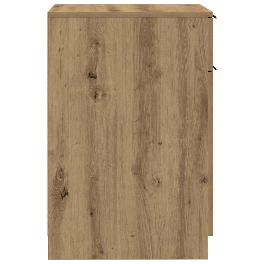 Scrivania Rovere Artigianale 34x36x50 cm in Legno Multistrato