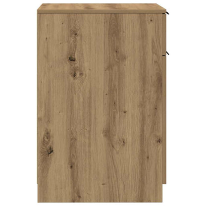 Scrivania Rovere Artigianale 34x36x50 cm in Legno Multistrato