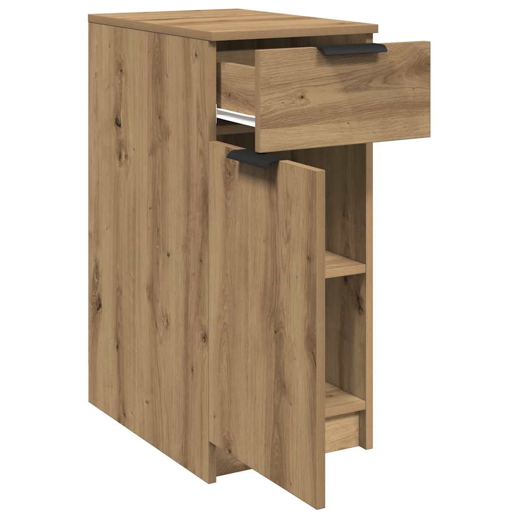 Scrivania Rovere Artigianale 34x36x50 cm in Legno Multistrato