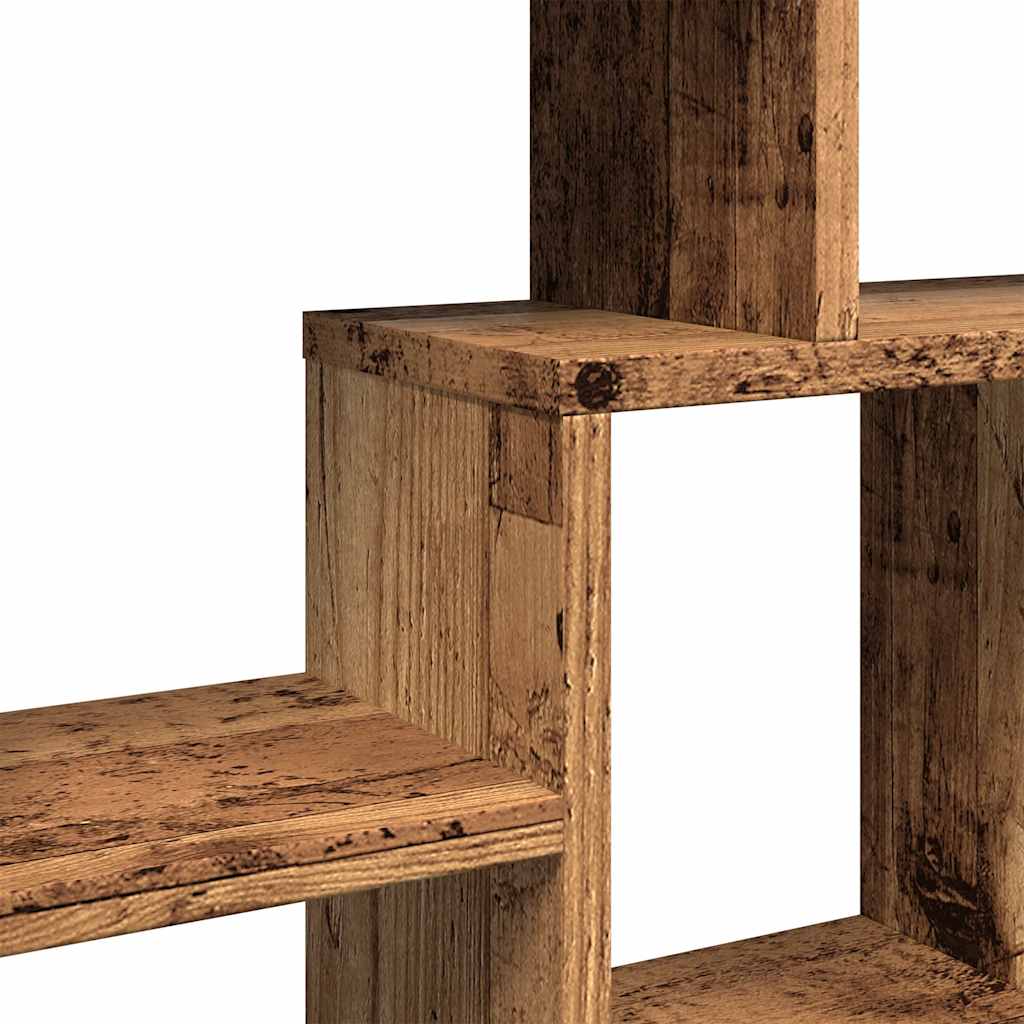 Scaffale a Parete Legno Antico 85x16x52,5 cm Legno Multistrato - homemem39