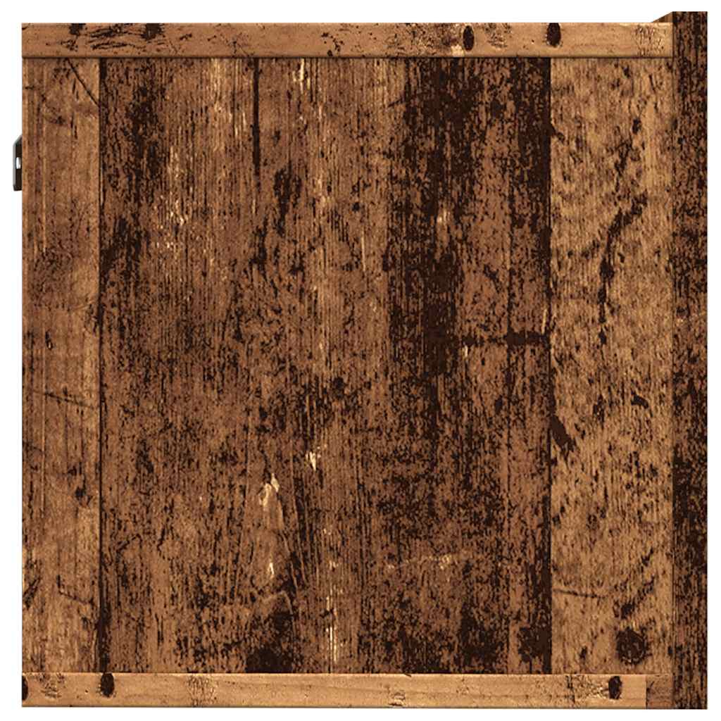 Mobili TV a Parete 2pz Legno Antico 80x30x30 cm - homemem39