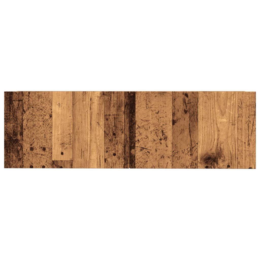 Mobili TV a Parete 2pz Legno Antico 100x30x30 cm - homemem39