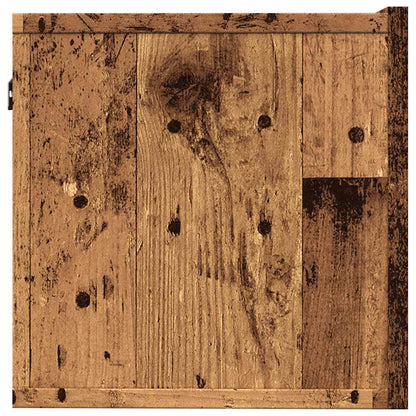 Mobili TV a Parete 2pz Legno Antico 100x30x30 cm - homemem39