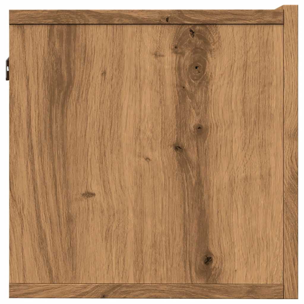Mobili TV a Parete 2pz Rovere Artigianale 100x30x30 cm - homemem39