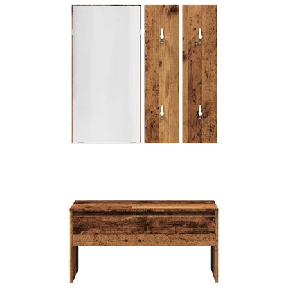 Set di Mobili da Corridoio Legno Antico in Legno Multistrato