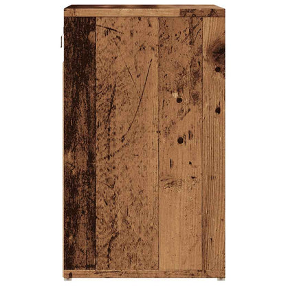 Scarpiera Legno Antico 52x30x50 cm - homemem39