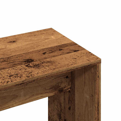 Sgabello da Toeletta Legno Vecchio 70x35x45cm Legno Multistrato | homemem39