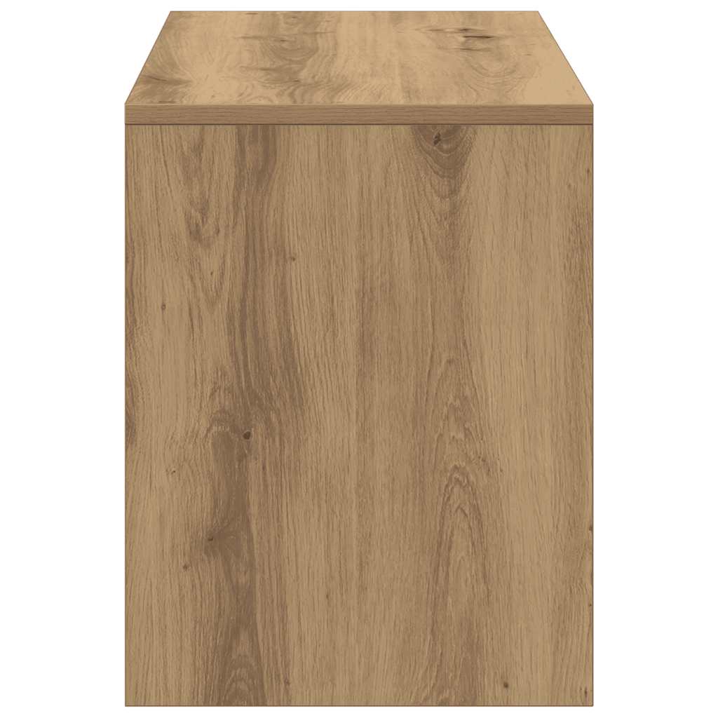 Sgabello da Toeletta Rovere Artigianale 70x35x45 cm Truciolato | homemem39