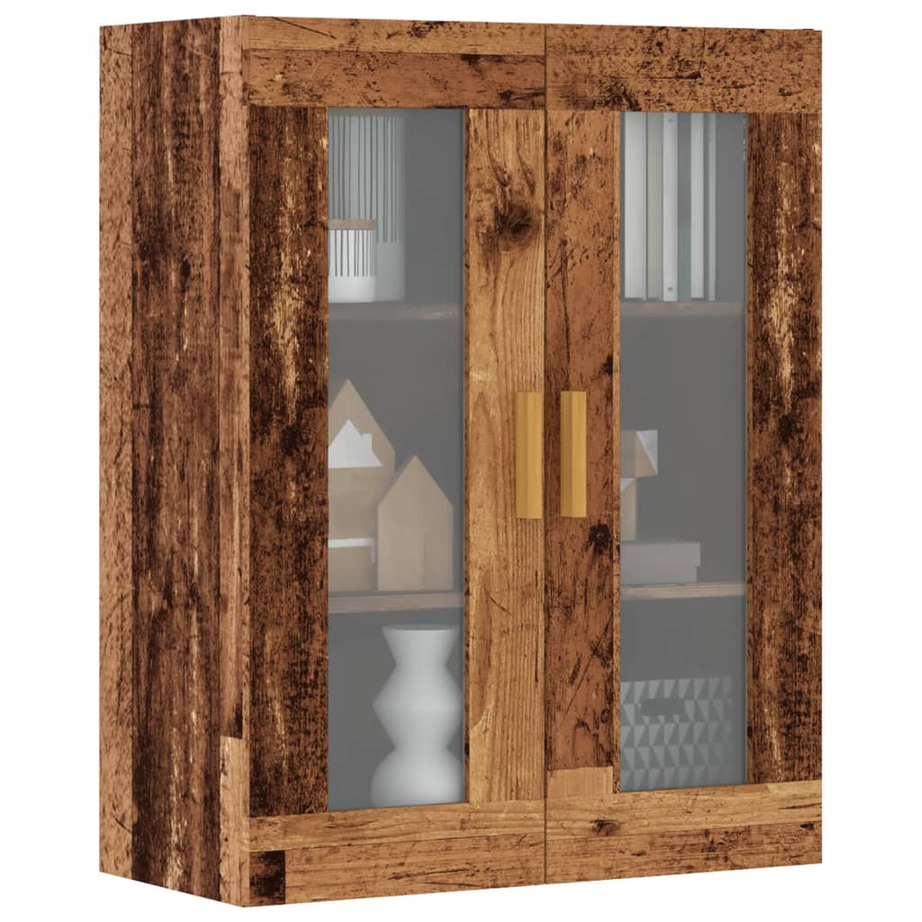Armadietto Pensile a Parete Legno Antico 69,5x34x90 cm - homemem39
