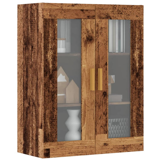 Armadietto Pensile a Parete Legno Antico 69,5x34x90 cm - homemem39