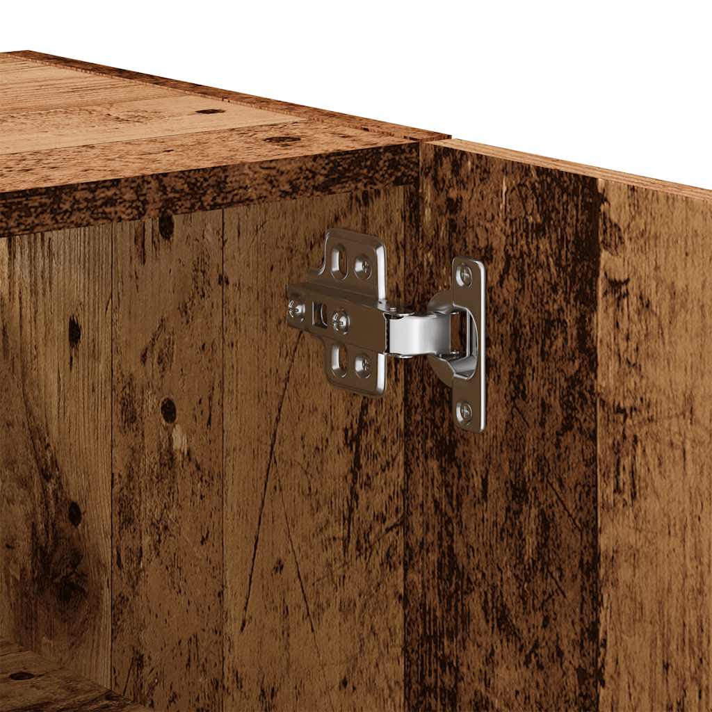 Armadietto a Muro Legno Antico 60x31x70 cm in Truciolato | homemem39