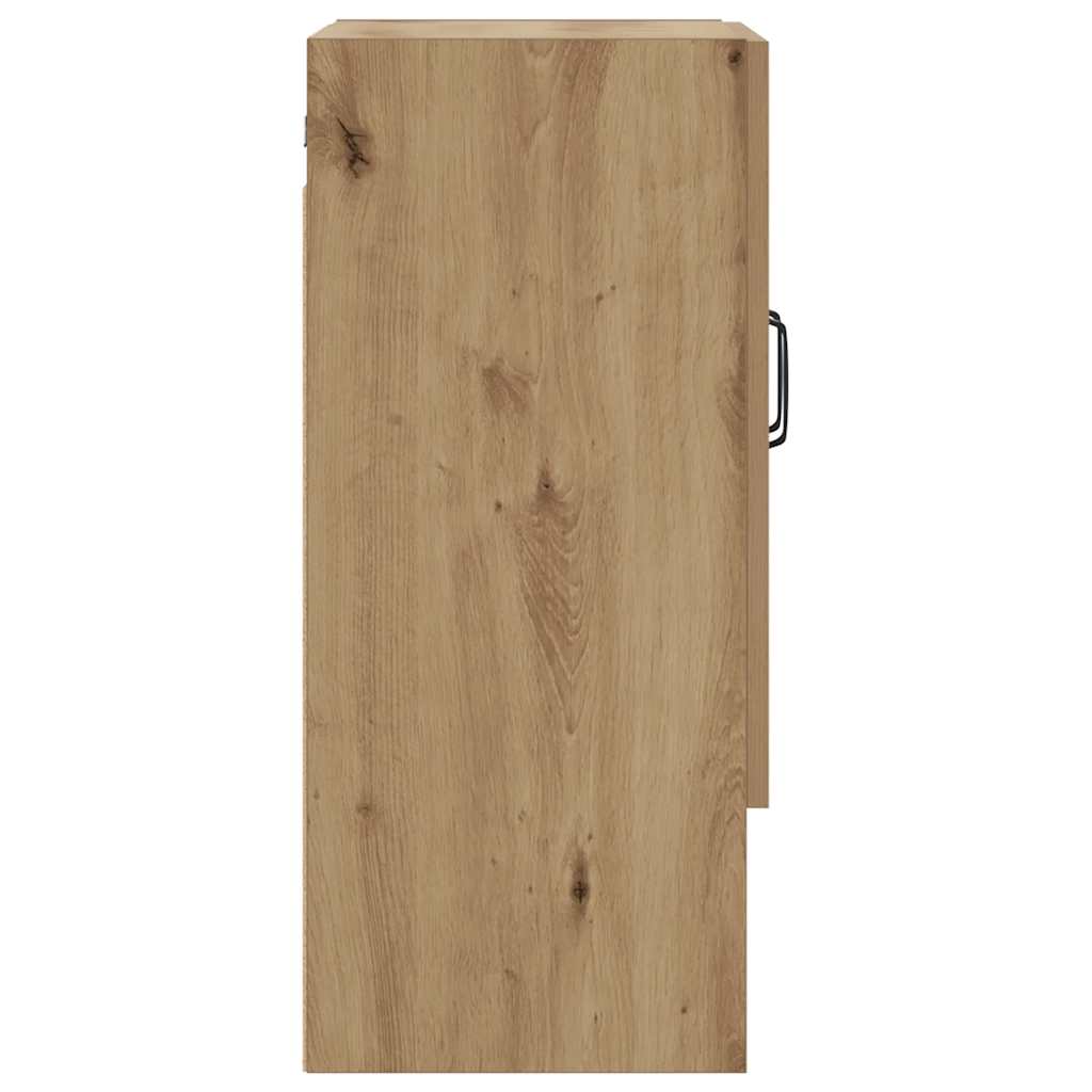 Armadietto a Muro Rovere Artigianale 60x31x70 cm in Truciolato | homemem39