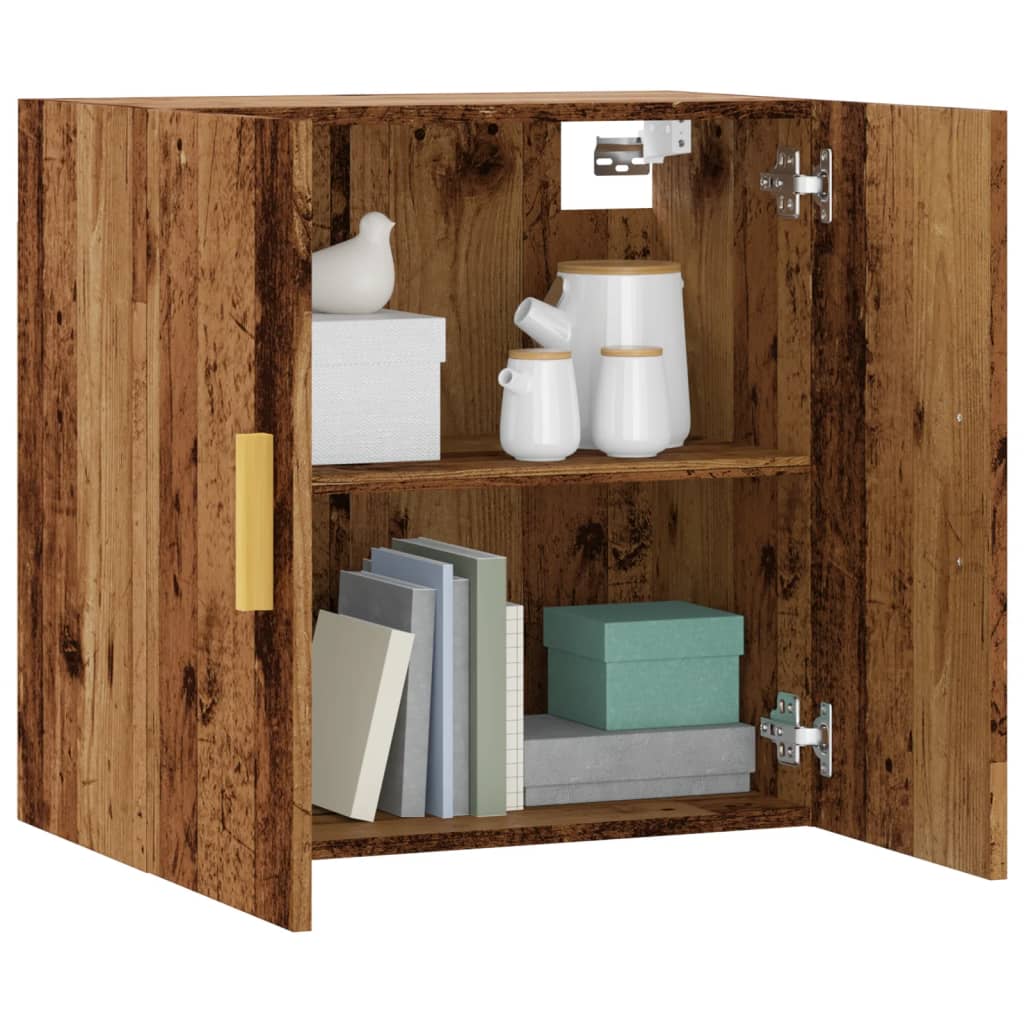 Armadietto a Muro Legno Vecchio 60x31x60 cm in Truciolato | homemem39
