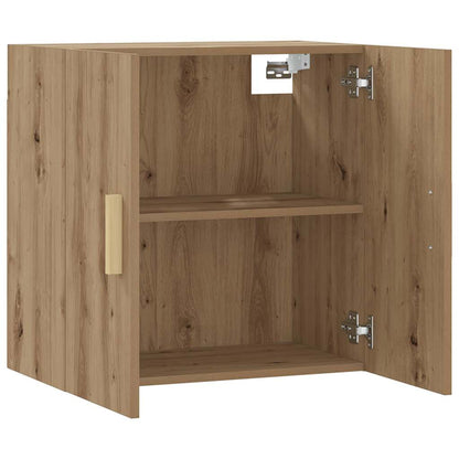 Armadietto a Muro Rovere Artigianale 60x31x60 cm in Truciolato