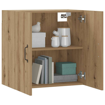 Armadietto a Muro Rovere Artigianale 60x31x60 cm in Truciolato