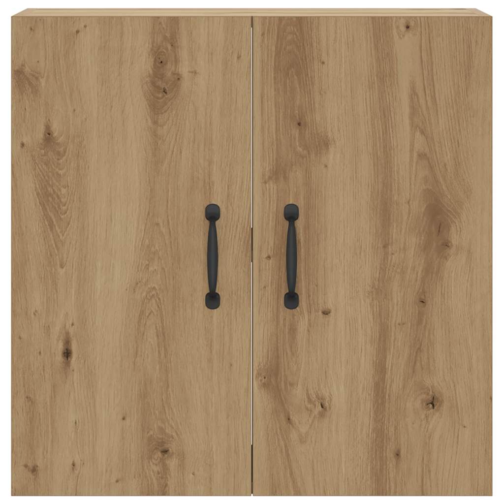 Armadietto a Muro Rovere Artigianale 60x31x60 cm in Truciolato