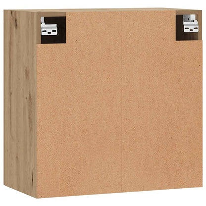 Armadietto a Muro Rovere Artigianale 60x31x60 cm in Truciolato