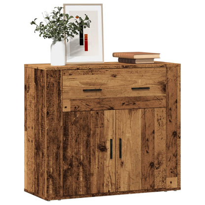 Credenza Legno Vecchio 80x33x70 cm in Truciolato - homemem39