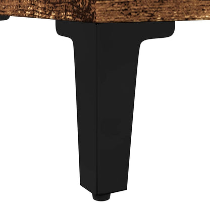 Armadietto da Bagno Legno Antico 30x30x100 cm in Truciolato | homemem39