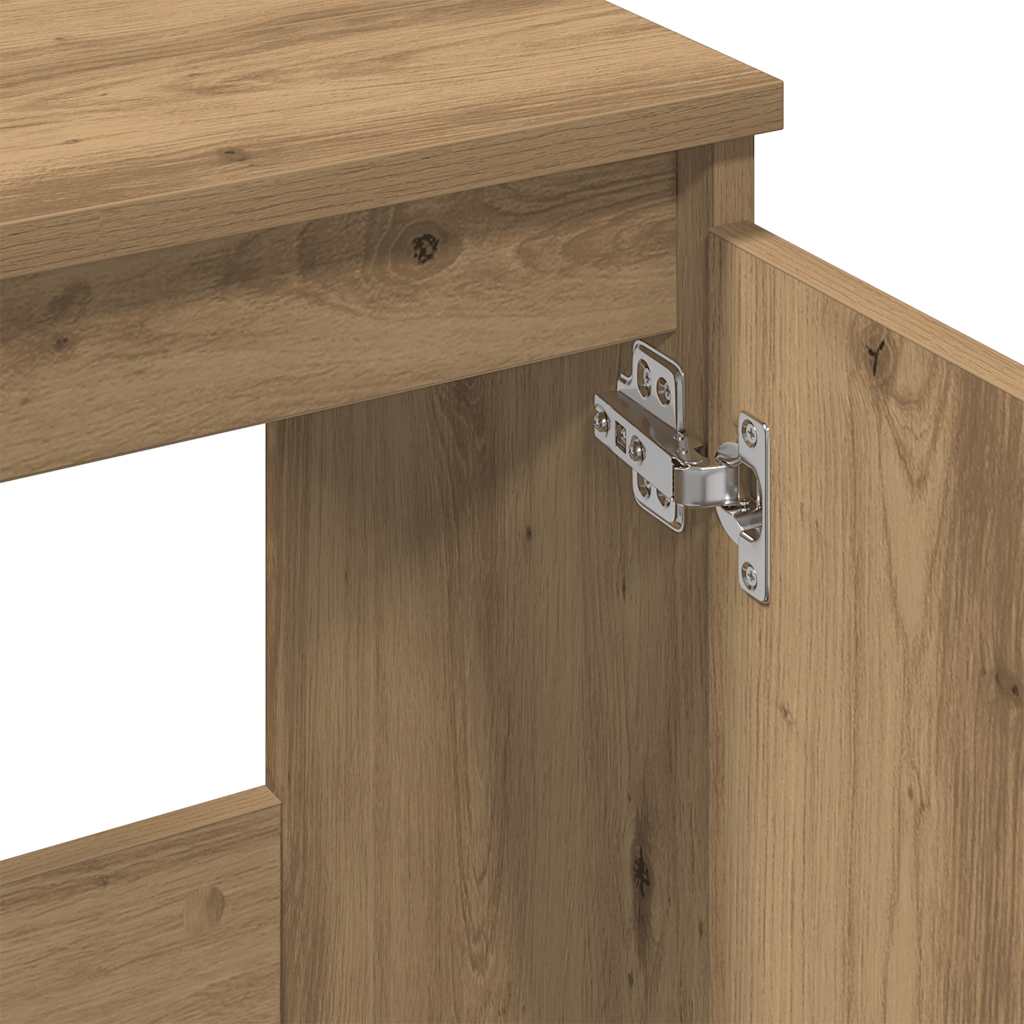 Mobile Lavabo Rovere Artigianale 58x33x60 cm Legno Multistrato | homemem39