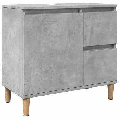 Mobile Lavabo da Bagno Grigio Rovere 65x33x60 cm in Truciolato | homemem39