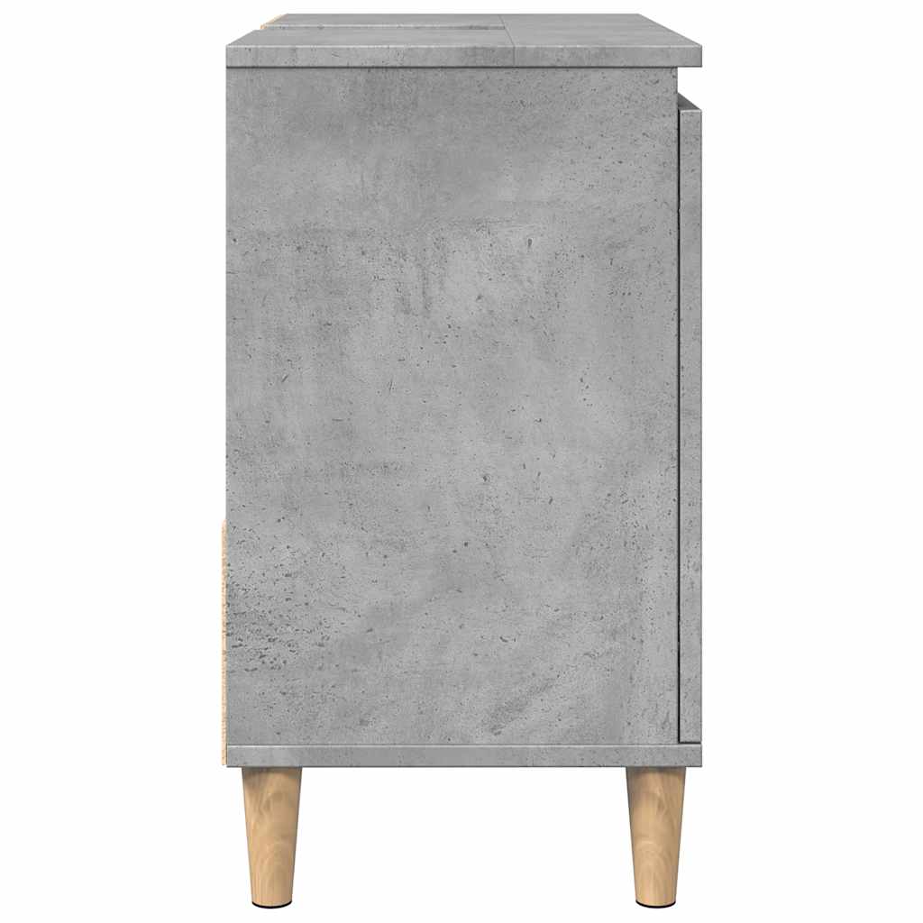 Mobile Lavabo da Bagno Grigio Rovere 65x33x60 cm in Truciolato | homemem39