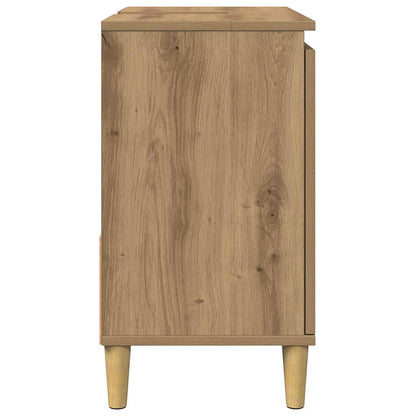 Mobile Sottolavabo Rovere Artigianale 65x33x60 cm in Truciolato