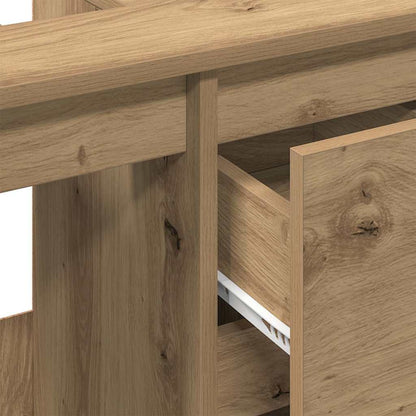 Mobile Sottolavabo Rovere Artigianale 65x33x60 cm in Truciolato