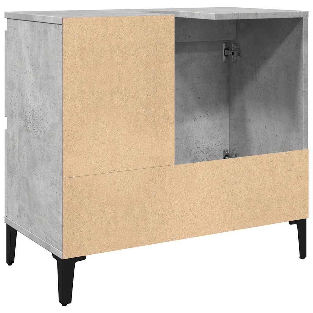 Mobile Lavabo da Bagno Grigio Rovere 65x33x60cm in Truciolato | homemem39