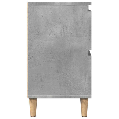 Mobile Lavabo Grigio Cemento 80x33x60 cm in Legno Multistrato
