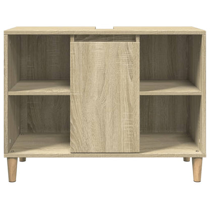 Mobile da Bagno Rovere Sonoma 80x33x60 cm in Legno Multistrato | homemem39